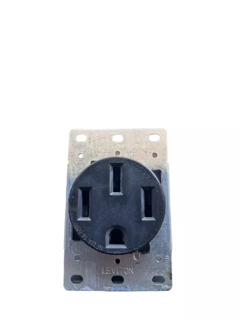Leviton 50 Amp, 125/250V Flush Mounting Receptacle POWER OUTLET