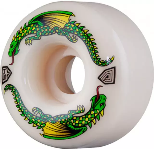 Powell Dragon v4 Formula Skateboard Wheels Green Dragon 54 MM 93A