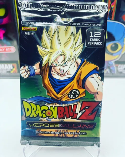 Dragonball Z: Heroes & Villains PANINI Booster Pack - Genuine & Factory Sealed