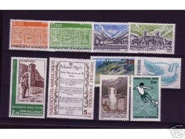 andorre - espagnole Post 117 (complète edition) neuf avec gomme
