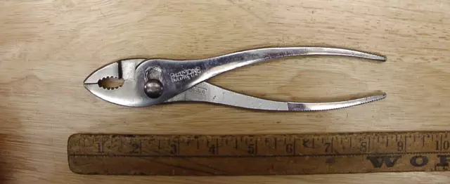 Vintage Diamond Duluth U.S.A. Slip Joint  Pliers,7-13/16" W/3/8" Jaws,EXCELLENT!