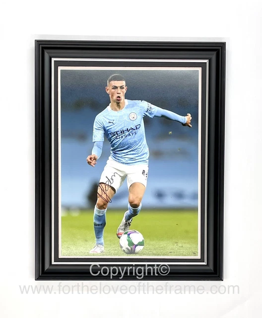 Maillot Manchester City Signé Rico Lewis - Certificat D'Authenticité, Saison Gagnante 22/23
