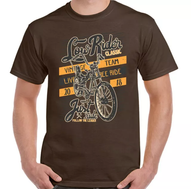 Cyclisme T-Shirt Taille Basse Rétro Hommes Chopper Raleigh Grifter 70's 80's