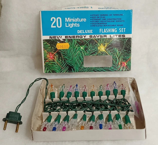Ancienne Guirlande électrique De Noël Pour Sapin - Vintage - Générique
