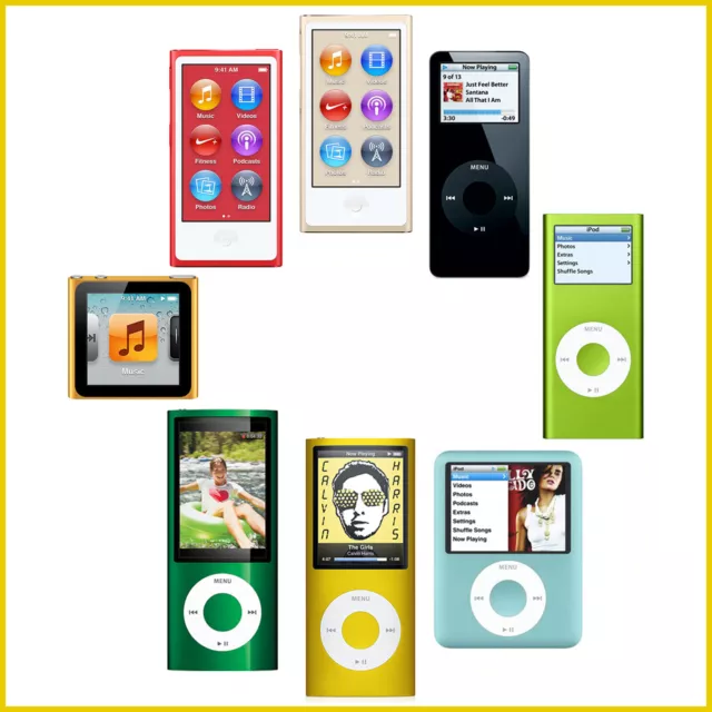 Apple iPod Nano 1st, 2nd, 3rd, 4th, 5th, 6th, 7th, 8th - New Battery Installed