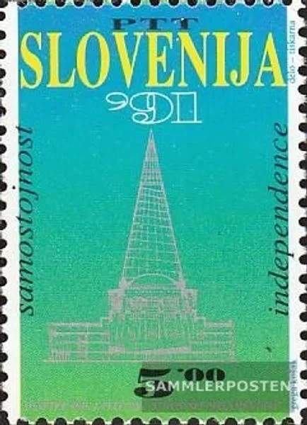 Slowenien 1 (kompl.Ausg.) postfrisch 1991 Unabhängigkeit
