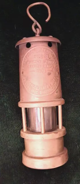 Berwood Engineering Co., Type SL Ministry of Power Safety/ Mining Lamp, 1871