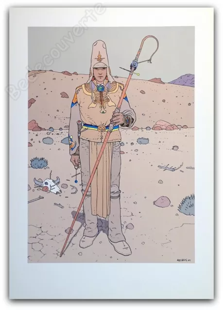 Affiche Moebius Starwatcher Le désert 49x69 cm