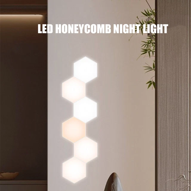 LED AMBIENT LIGHTING Dimmable Portable Hexagons Splicing Lights for