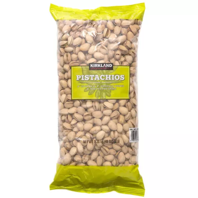 Kirkland Signature California Pistachios Roasted & Salted 1.36kg