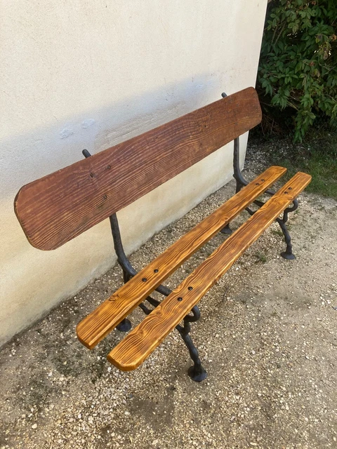 Ancien Poêle De Jardin En Fonte émaillée Dommartin Le Franc 1900 - Style Art Déco