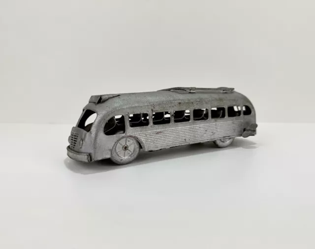 Autobus Marchesini MLB giocattolo in latta Auto Alfa Romeo corriera tin toy