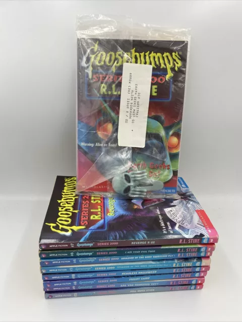 Lot Of 9 Goosebumps Series 2000 Books - 1 brand new never opened