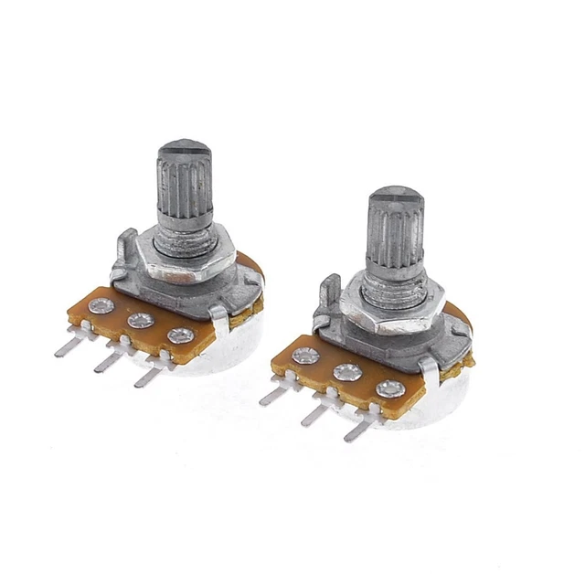 2x 2.2k Ohm Wirewound Potentiometer – WX110 / WX010 Style, 1W Watt, New