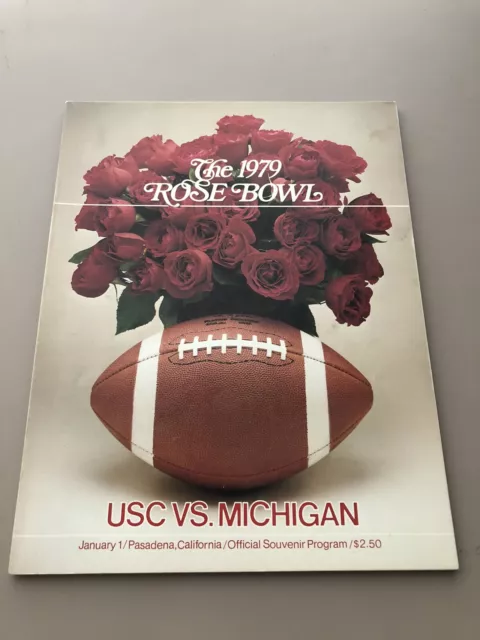 1979 Rose Bowl Football Program - USC Trojans vs. Michigan Wolverines