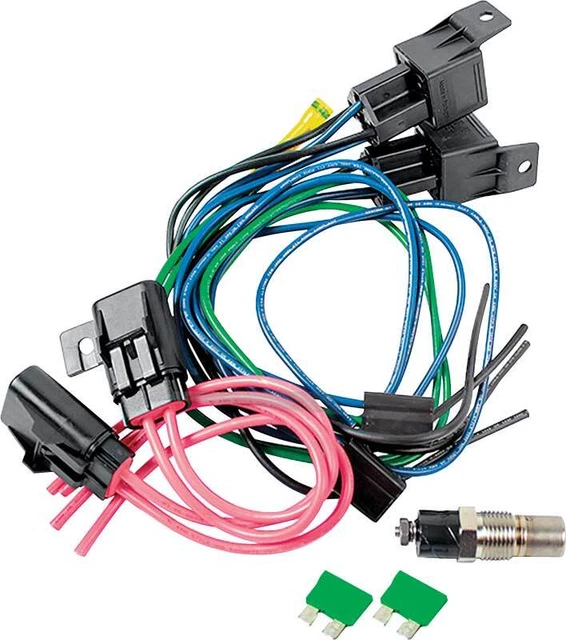 Northern Dual Fan Wire Harness With Relay & Temp Switch