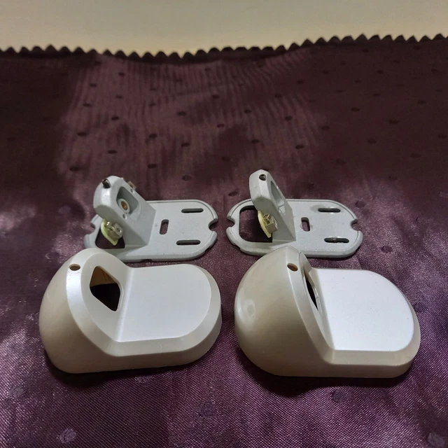 PAIR BOWERS & Wilkins B&W M1 mk1 speaker WALL brackets for SILVER or