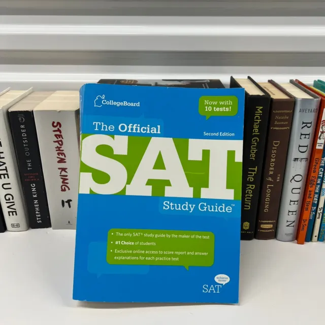 The Official SAT Study Guide by College Board. Paperback Book 2009