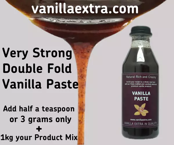 Madagascar Bourbon Vanilla Paste - 500ml  Vanilla Bean Extract with Floral Aroma