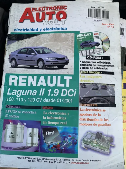 manual de taller de electricidad y electrónica Renault laguna 2 1.9 DCI