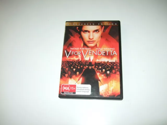 V FOR VENDETTA DVD 2005 Natalie Portman Hugo Weaving Action Mystery Region  4 $7.76 - PicClick AU