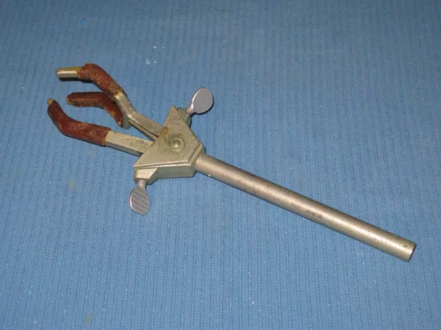 Grande pince de laboratoire réglable Fisher Castaloy à 3 broches 11"