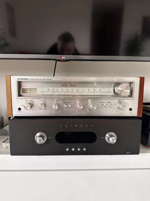 Ampli stéréo vintage Pioneer SX-550, 20W AM/FM 1976