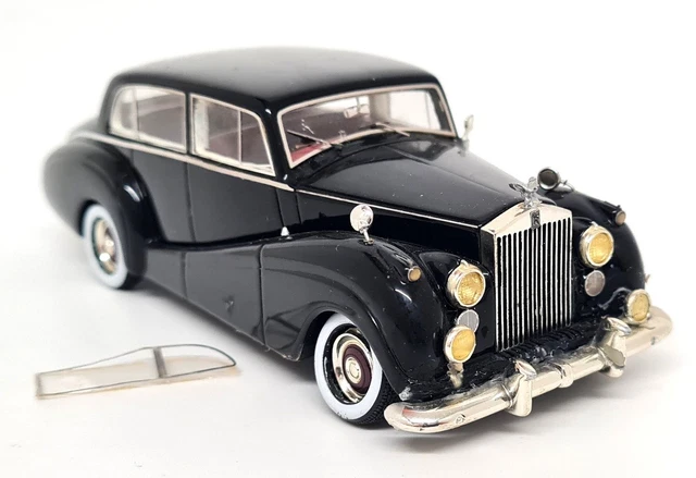 Miniature TSM 1/43 – Rolls Royce Silver Ghost 2009 (Argent/Bleu), Résine