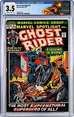 Marvel Spotlight #5 CGC 3.5 1st Appearance of the Ghost Rider 1972