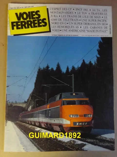 Voies ferrées n°23 mai 1984 L'esprit des CP 141 TA Les trains de l'île de Man