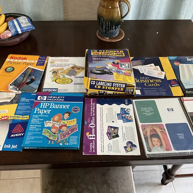 LOT OF PRINTABLE Photo Papers,Labels,Cards,CD Labels, MORE