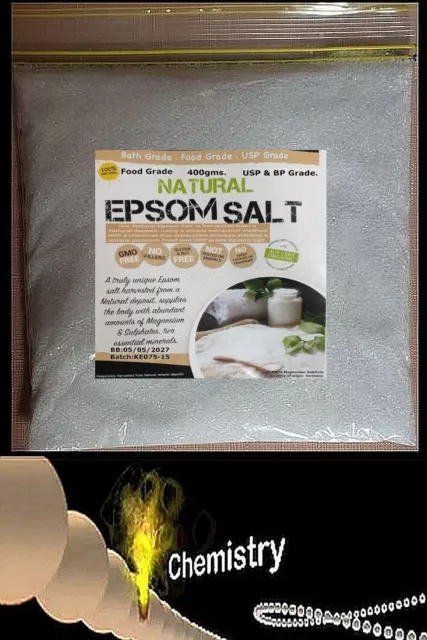 Magnesium Sulfate / Epsom Salt USP & BP grade Ultra Pure fast and free delivery.