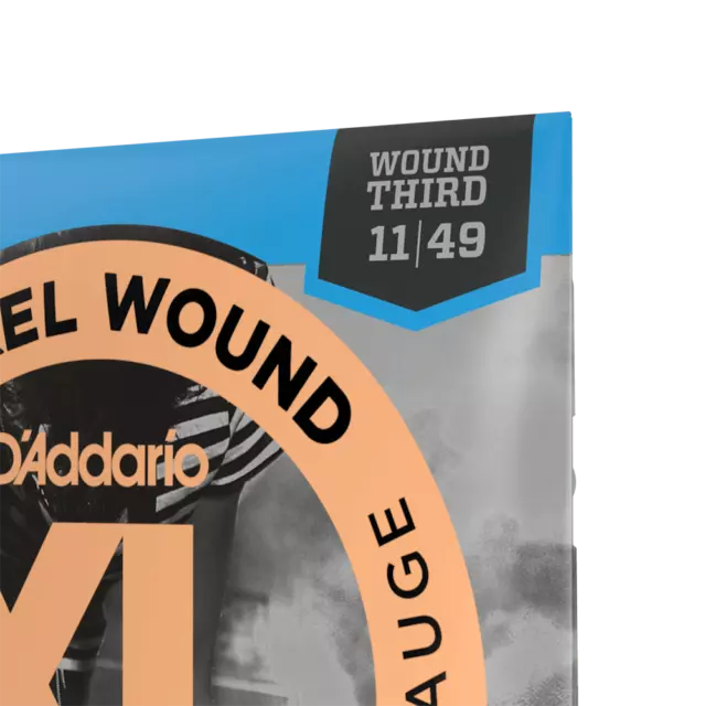 Blues-Jazz Rock Strings, D'Addario EXL115W , Wound 3rd 'G', 11-49 Gauge