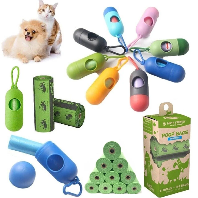 Pet Poop Bag Dispenser Dog Puppy Pick-Up Garbage Waste Poo Bags Pouch Holder AU