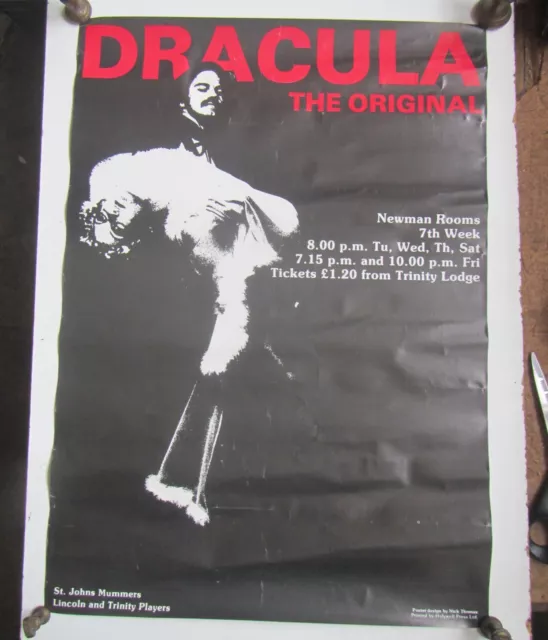 Dracula The Original - St Johns Mummers, Lincoln & Trinity Players POSTER