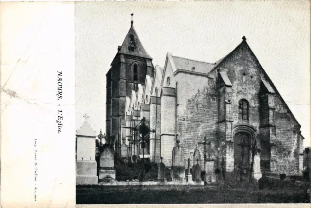 CPA AK Militaire - Naours - L'Eglise (696345)