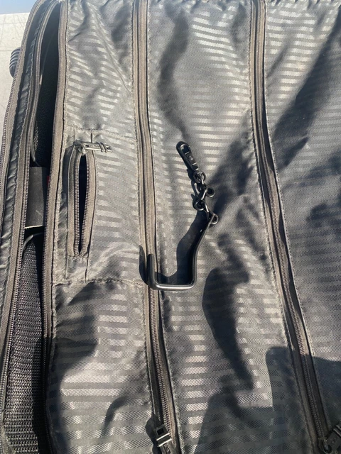 Tumi Black Alpha Wheeled Garment Bag 2233D3 Extended Trip Rolling Wardrobe 7