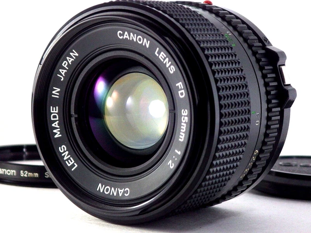 [Near MINT!] Canon NEW FD 35mm F2 Wide Angle MF Prime Lens NFD JAPAN SLR Camera