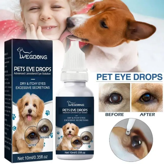 Pet Eye Drops Cataract Drops For Pet Eye LubricantDrop Lanosterol Solution Q5N3