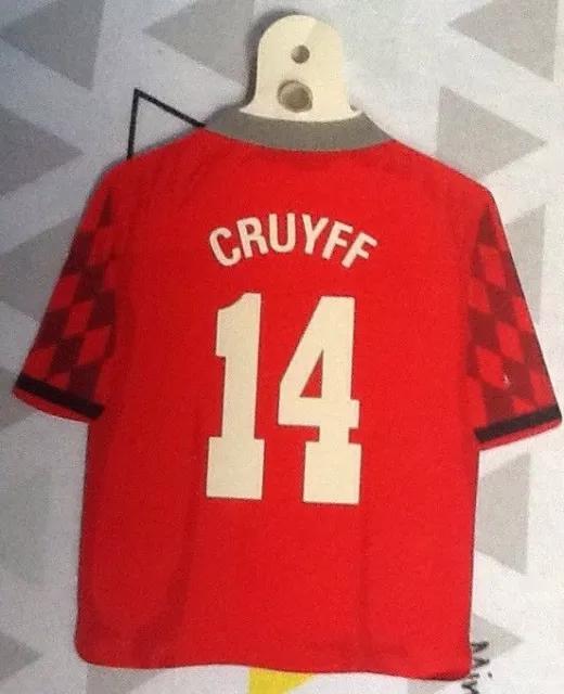 Manchester United Devil Pin, Russ Red Devil, Cantona, Cruyff, Schmeichel Shirts 3
