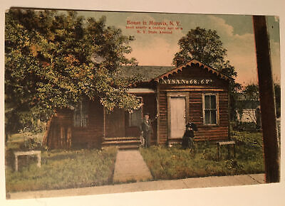 Moravia, NY 1908 Postcard; State Arsenal & House, unposted; free shipping!