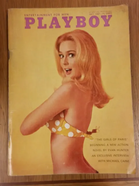 Playboy Magazine July 1967 Heather Ryan Michael Caine Vargas W/ Centrefold