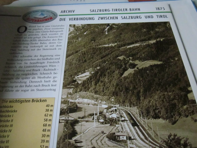 ALPENBAHNEN N ARCHIV Österreich Ungarn Die Salzburg Tiroler Bahn 1875