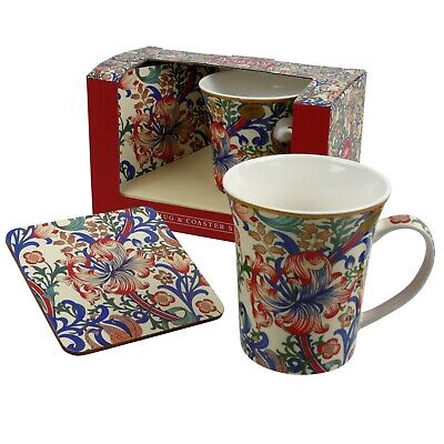 Burriera in porcellana con motivo floreale William Morris Leonardo Collection 
