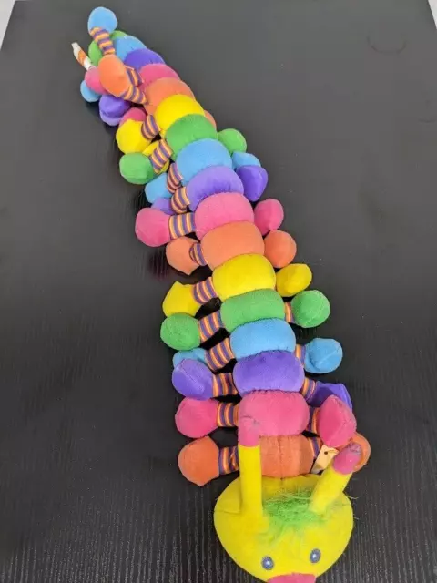 Melissa & Doug Longfellow Caterpillar Stuffed Animal Rainbow Plush Toy 26" Long