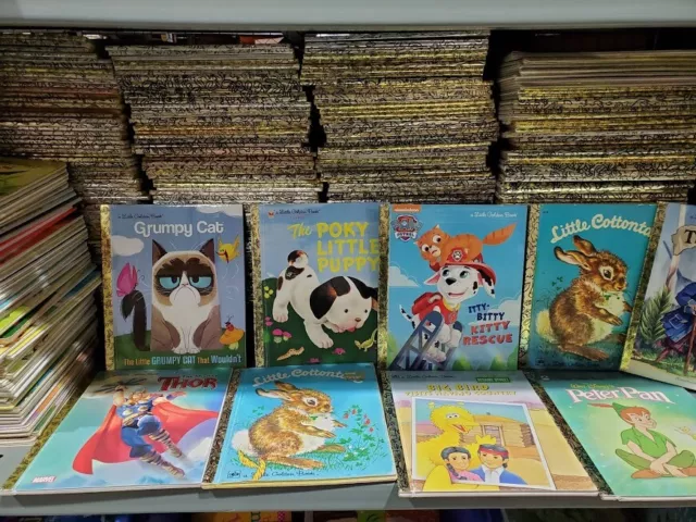 Little Golden Books Lot of 20 Disney Classic Christian Modern & Vintage Random