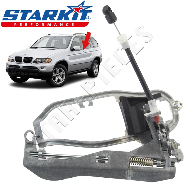 Cadre De Poignée De Porte Avant Gauche Pour Passat B6 B7 (2006-2015) - Noir, Compatible OE 3C0837885H
