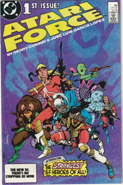 Atari Force # 1, 15, 16, 20 1984 DC Jose Luis Garcia-Lopez Mike Baron Ed Barreto