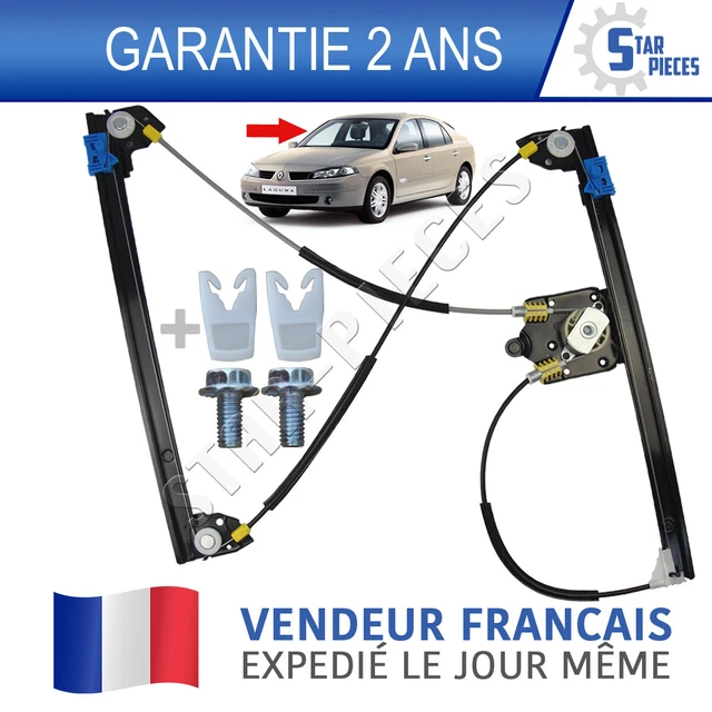 Lève-Vitre Électrique Arrière Droit Compatible Renault Laguna 2 (2001-2007) - Réf. 8200000558 8200008330