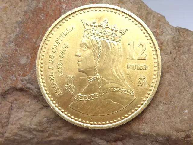 12 Euro Spanien 2004 Isabel de Castilla Silber Münze silver coin Espana